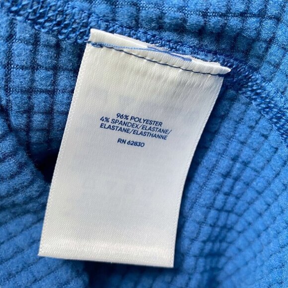 LANDS END Mens Pullover Size Large Blue Half Zip Golf Running Sportswear Jersey - Picture 8 of 8